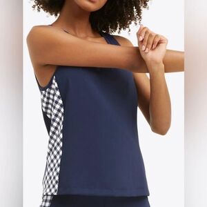 Draper James Tank in Navy Gingham